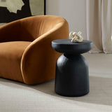 Hurlee Black Outdoor Accent Table