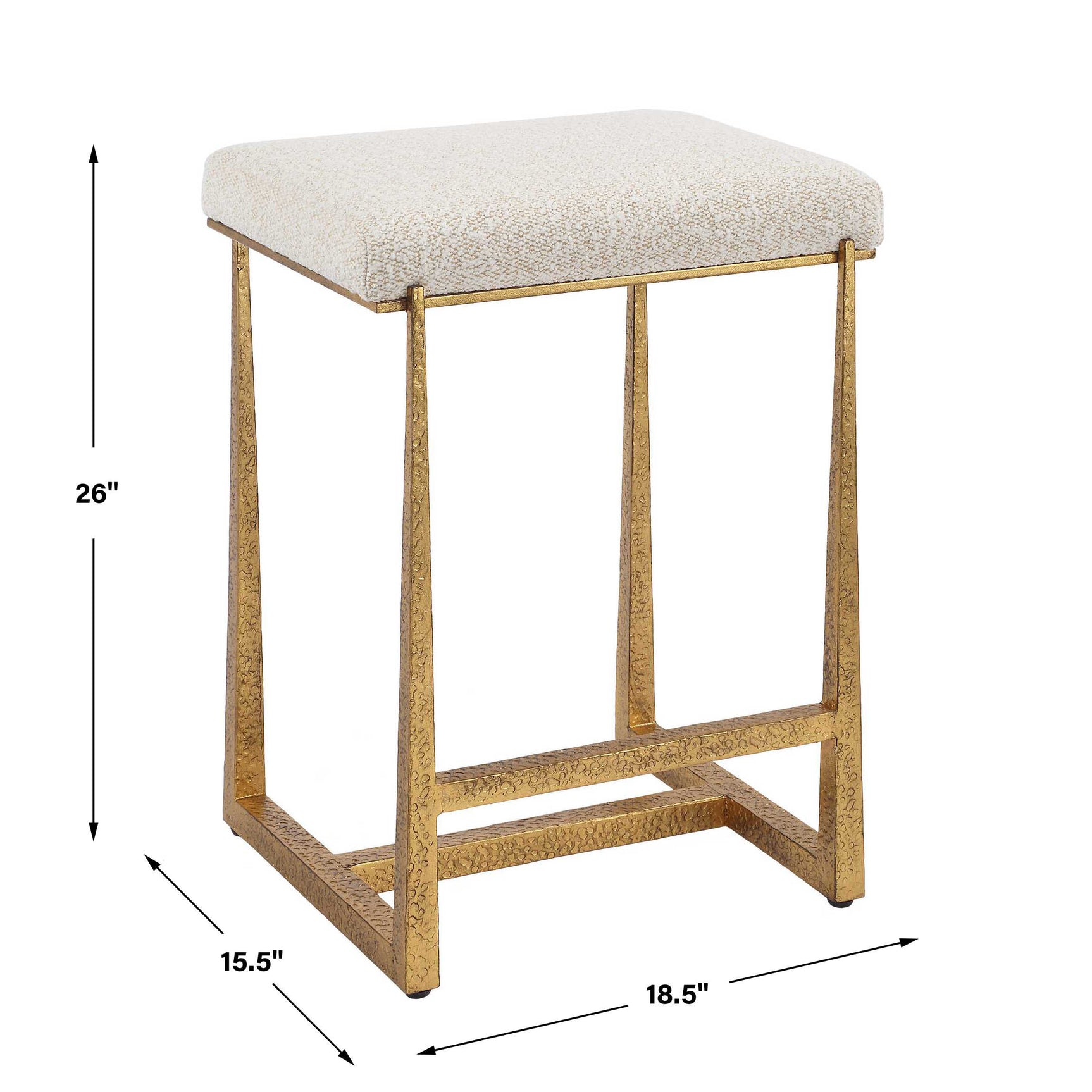 Midas Gold Counter Stool