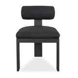 Bolster Back Charcoal Outdoor Dining Chair