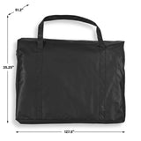 Outdoor Black Rectangle Dining Set Cover