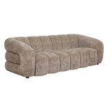 Modella Brown Upholstered Chenille Sofa