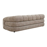 Modella Brown Upholstered Chenille Sofa