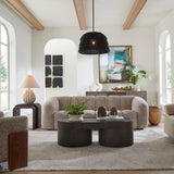 Modella Brown Upholstered Chenille Sofa