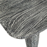 Fade To Black White Wood Bench