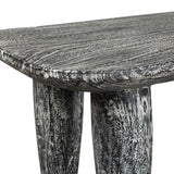 Fade To Black White Wood Bench