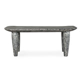 Fade To Black White Wood Bench