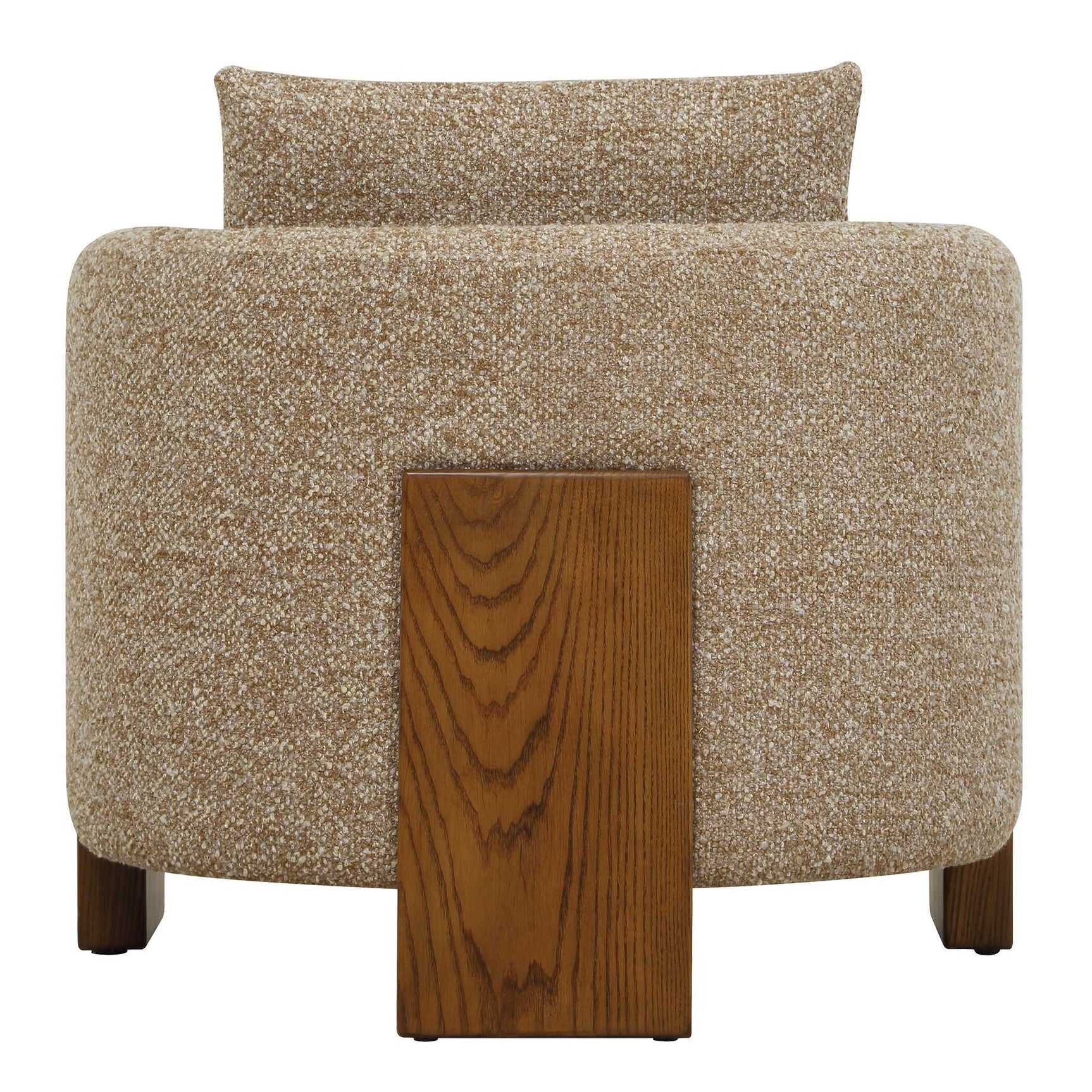 Halligan Brown Upholstered Accent Chair