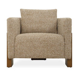 Halligan Brown Upholstered Accent Chair