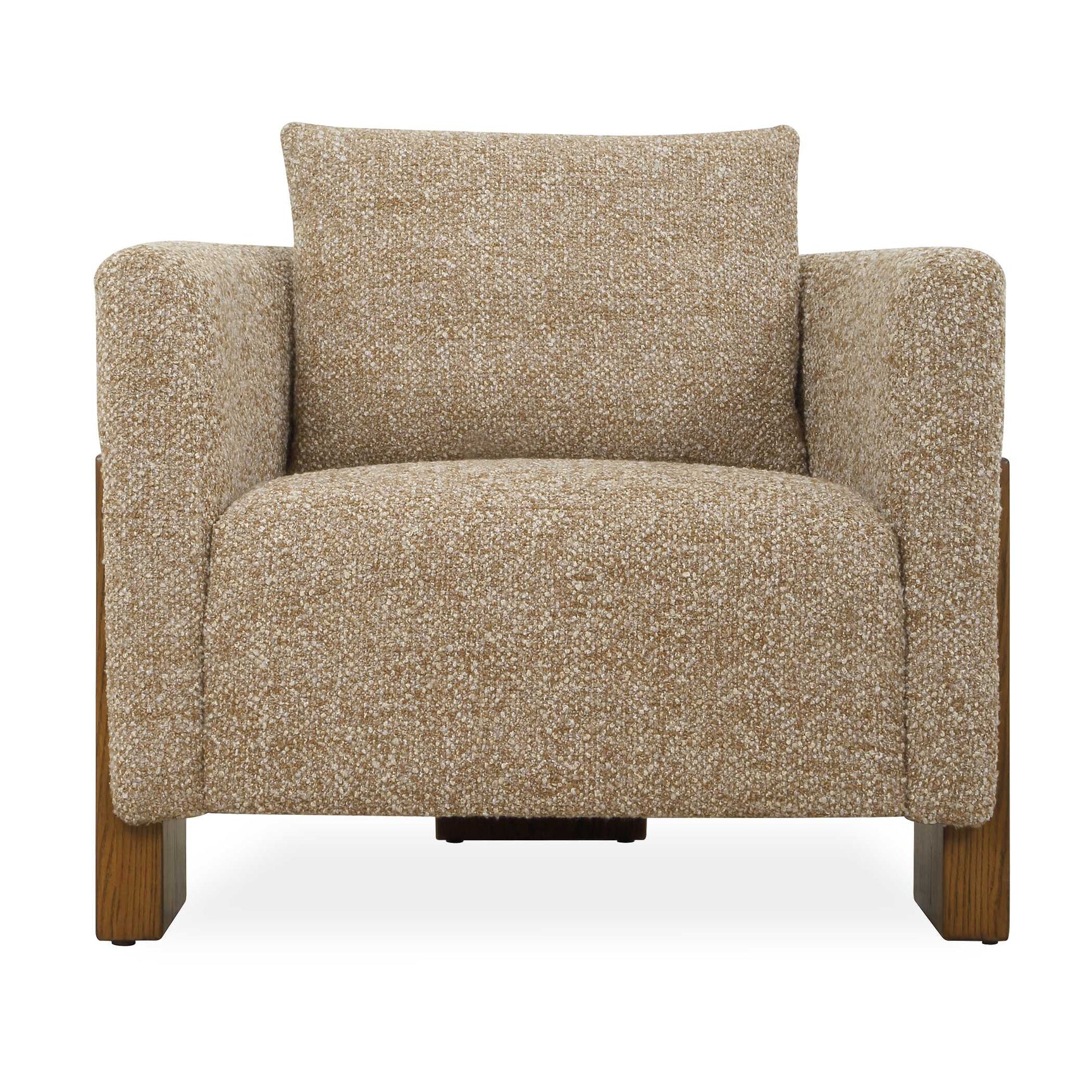 Halligan Brown Upholstered Accent Chair