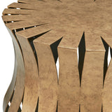 Arida Aged Gold Accent Table