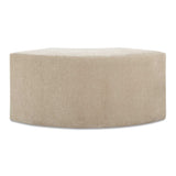 Khai Brown Rounded Plush Dining Bench
