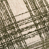 Joie Ireland Green/White Plaid Ottoman