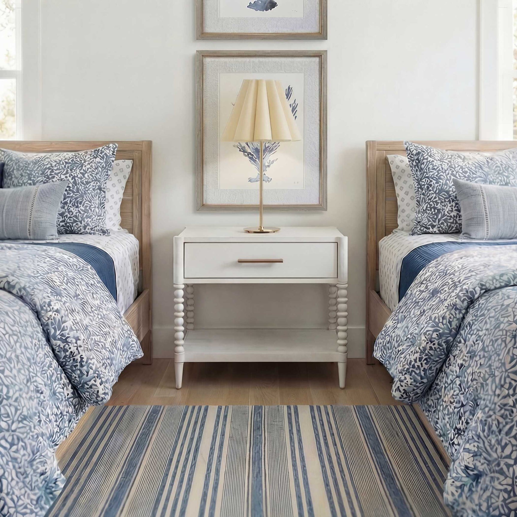 Bales Off-White Side Table