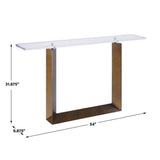 McElroy Bronze Modern Console Table