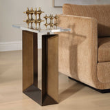 McElroy Bronze Modern Side Table