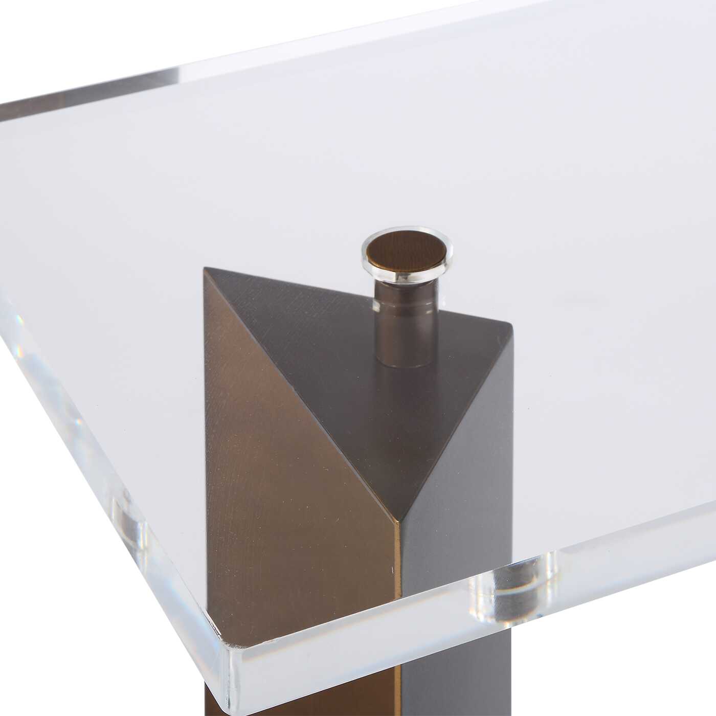 McElroy Bronze Modern Side Table