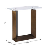 McElroy Bronze Modern Side Table