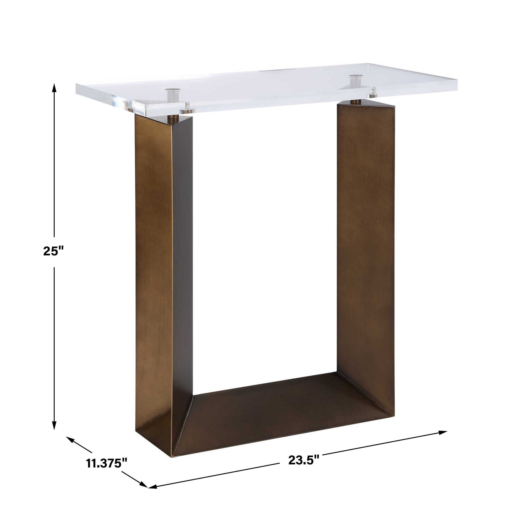 McElroy Bronze Modern Side Table