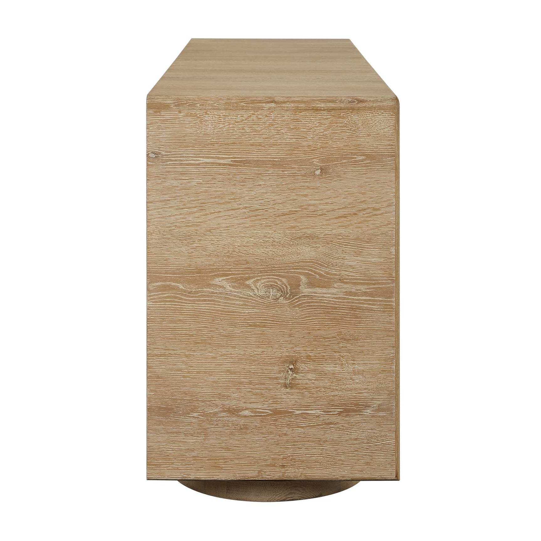 Evanston Natural Oak 4 Door Cabinet
