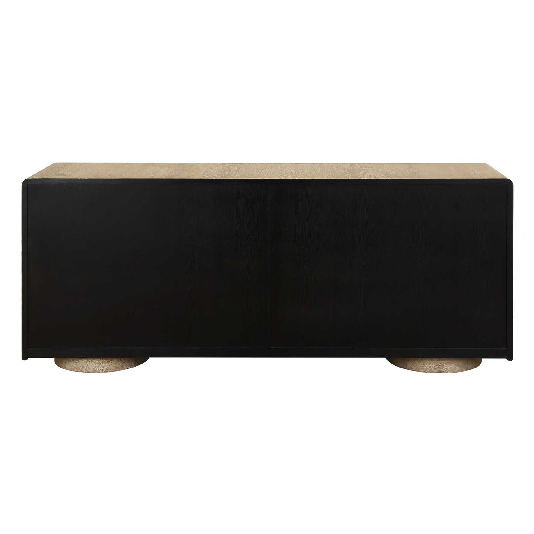 Evanston Natural Oak 4 Door Cabinet