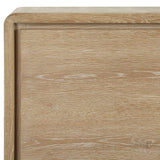 Evanston Natural Oak 4 Door Cabinet