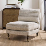 Chatsworth White Modern Slipper Chair
