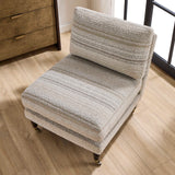 Chatsworth White Modern Slipper Chair