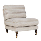 Chatsworth White Modern Slipper Chair