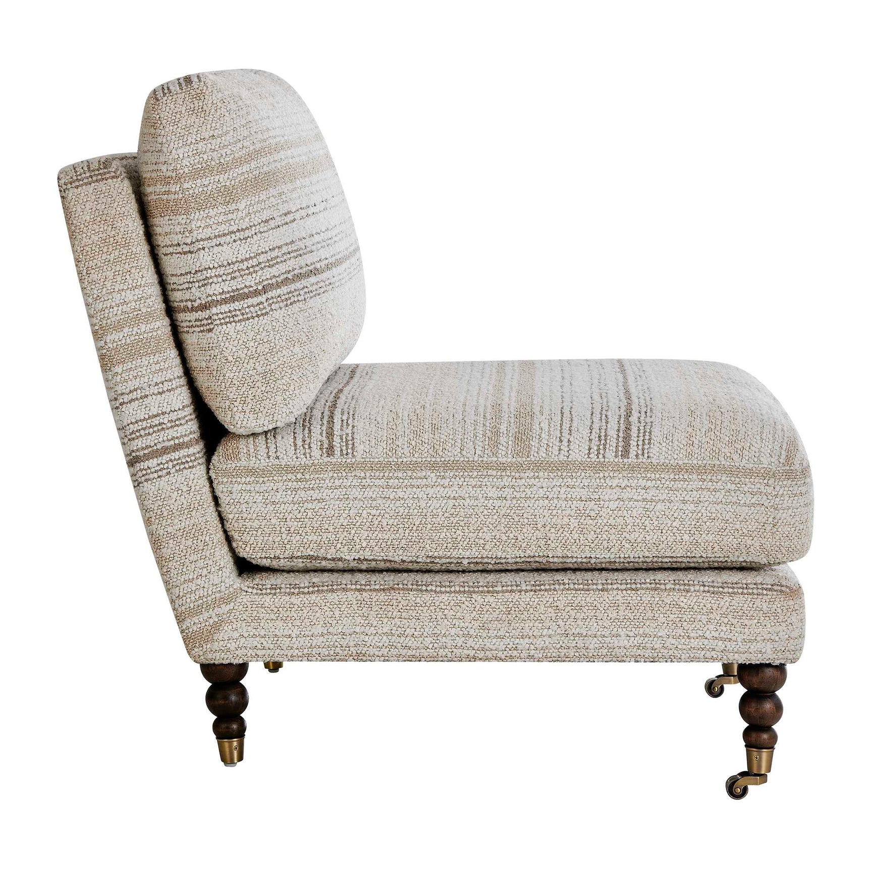Chatsworth White Modern Slipper Chair