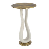 Sonia Brass Modern Accent Table