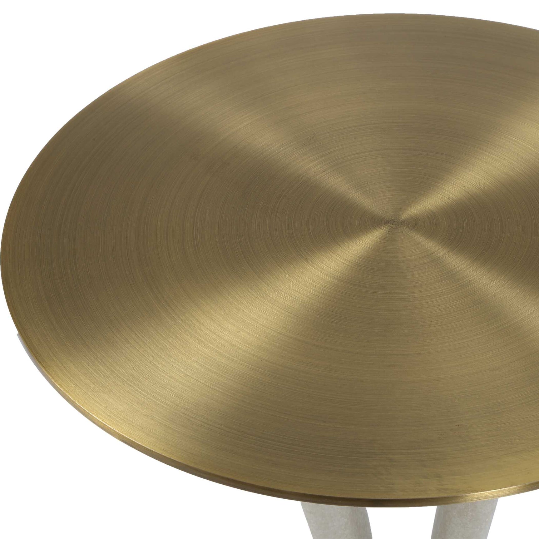 Sonia Brass Modern Accent Table