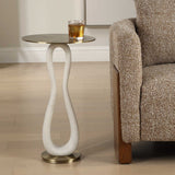 Sonia Brass Modern Accent Table