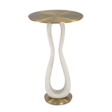 Sonia Brass Modern Accent Table