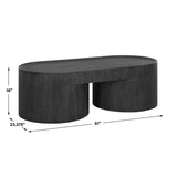 Isbell Black Stained Coffee Table