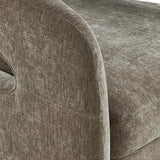 Breis Gray Swivel Barrel Chair