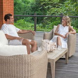 Kirkham Woodtone Indoor-Outdoor Wood Coffee Table
