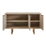 Maeva Woodtone 3 Door Light Wood Cabinet