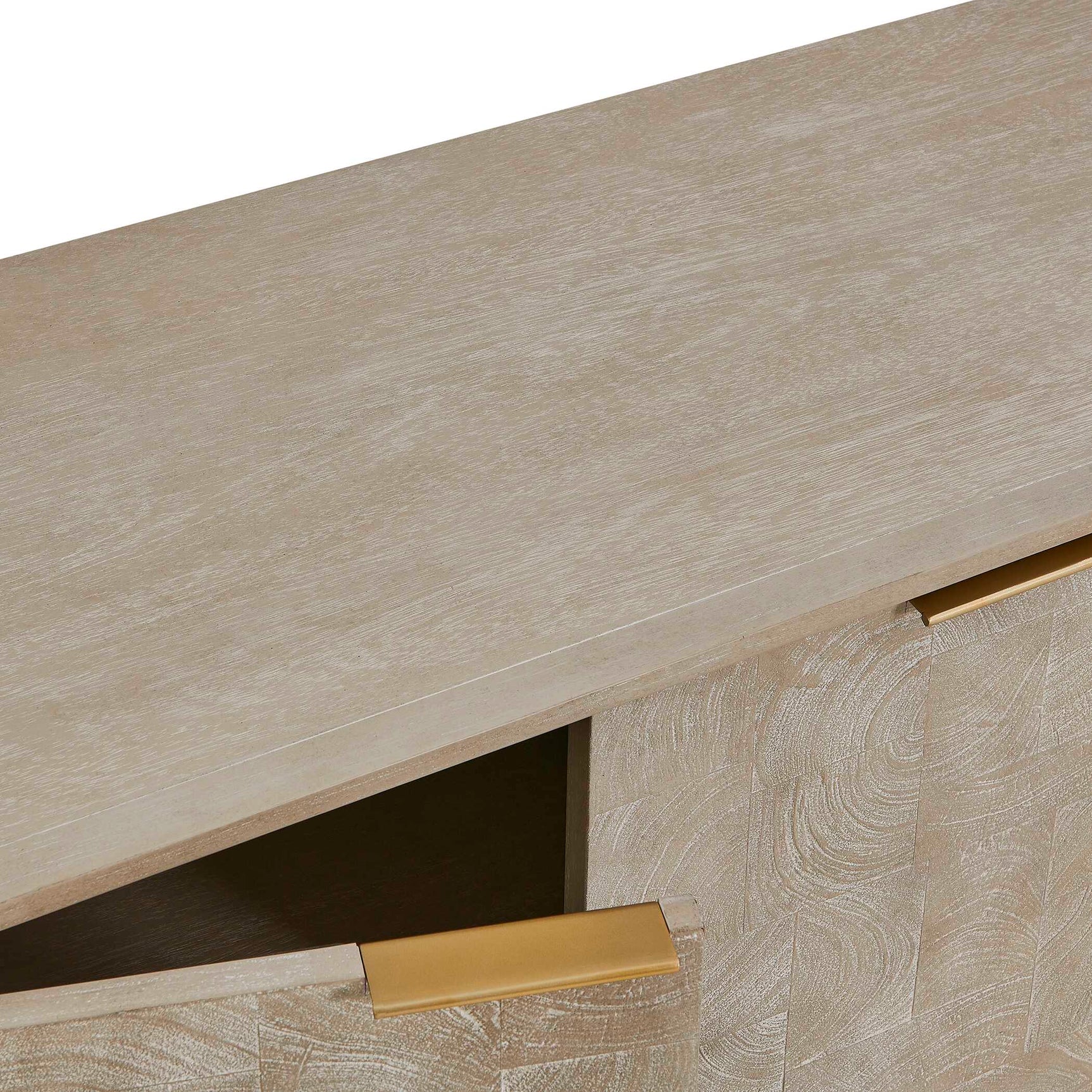 Maeva Woodtone 3 Door Light Wood Cabinet