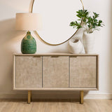 Maeva Woodtone 3 Door Light Wood Cabinet