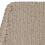 Paloma Brown/Gray/White Outdoor Wicker Counter Stool