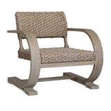 Rehema Gray Outdoor Wicker Lounge Chair