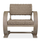 Rehema Gray Outdoor Wicker Lounge Chair
