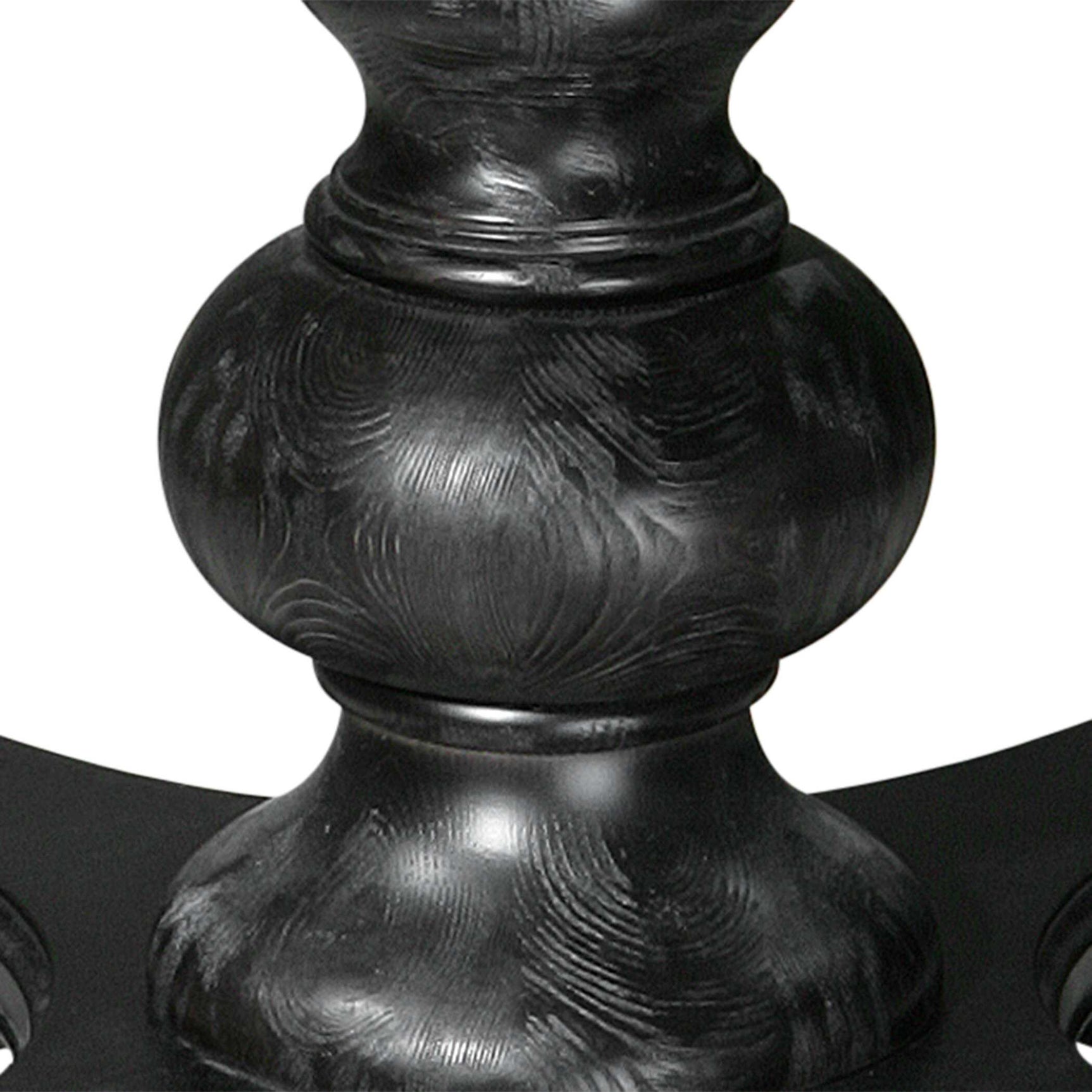 Brynmore Black Wood Grain Round Table