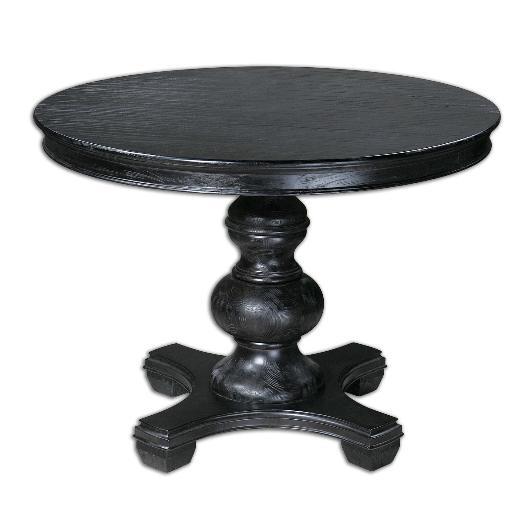 Brynmore Black Wood Grain Round Table