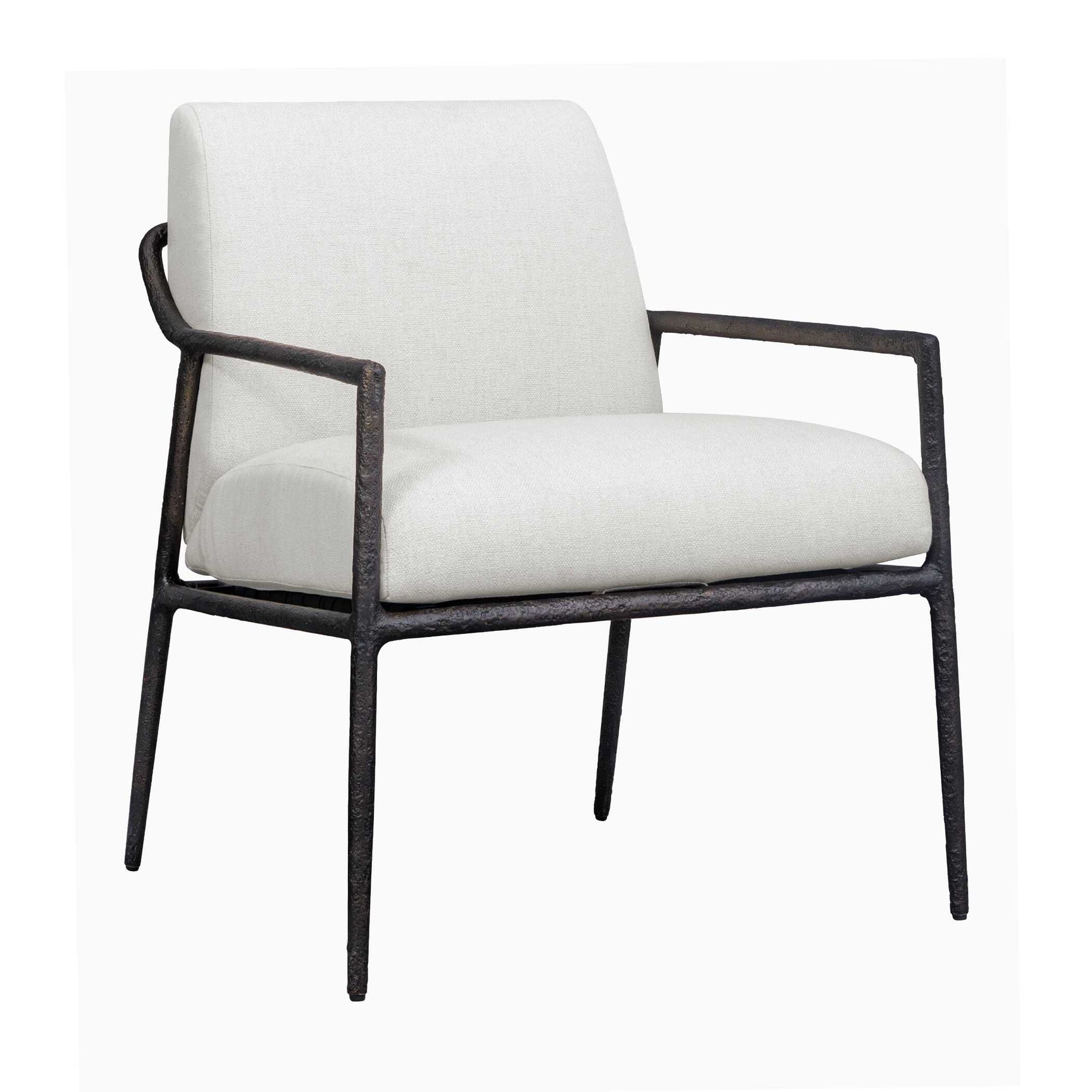 Thayer Bronze/White Outdoor Upholstered Lounge Chair