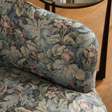 Ansel Tapestry Green Swivel Chair