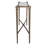 Amara Antique Brass Console Table