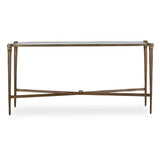 Amara Antique Brass Console Table