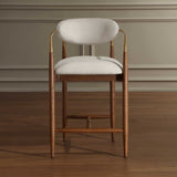 Moxie Walnut Counter Stool
