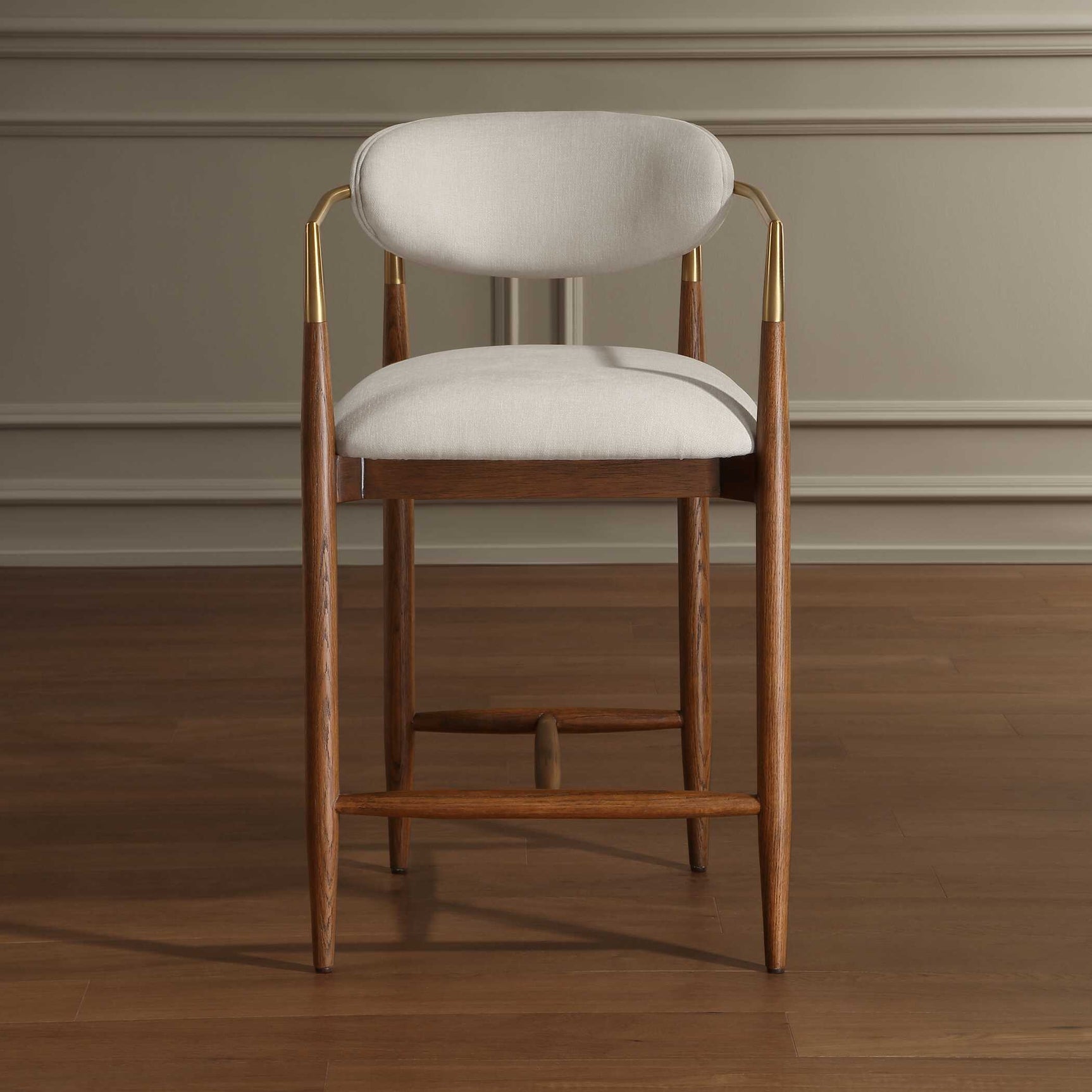 Moxie Walnut Counter Stool